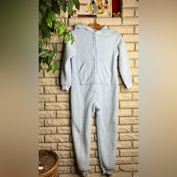 Cat & Jack Hooded Onsie Pajamas Sherpa - Picture 1 of 6